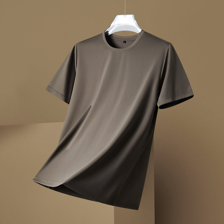 Mulberry Silk T-shirt Men's Short Sleeve